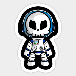 Astro Skully Sticker